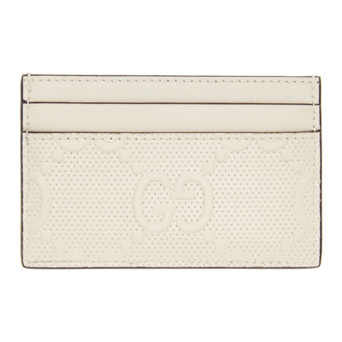 Gucci Off-White Gucci Signature Tennis Card Holder