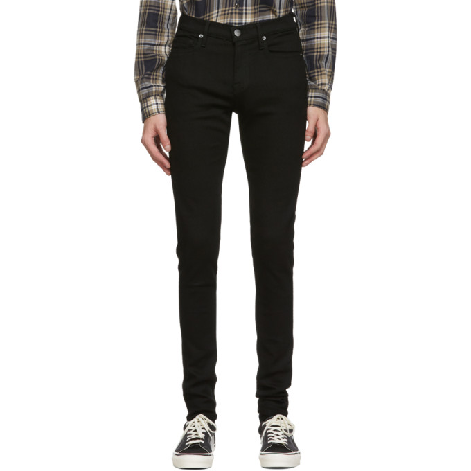 Frame Black Jagger True Skinny Jeans