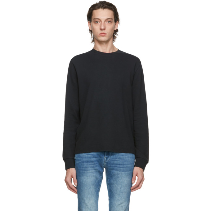 Frame Black Crew Long Sleeve T-Shirt