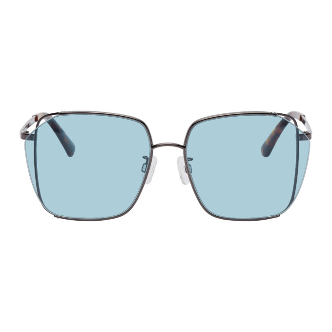 MCQ Blue Square Iconic Sunglasses