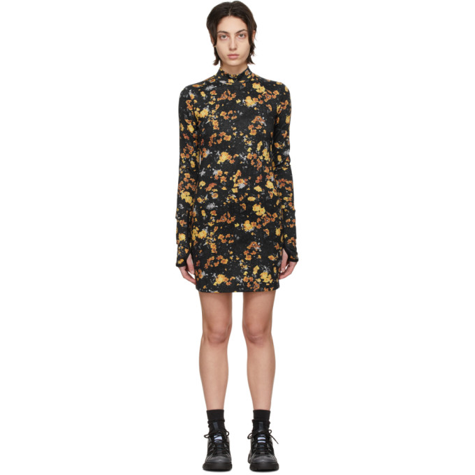 MCQ Black Base Layer Print Dress