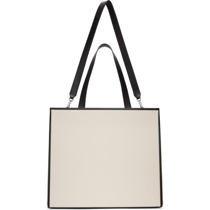 PETER DO PETER DO OFF-WHITE AND BLACK MEDEA EDITION AIRPORT TOTE