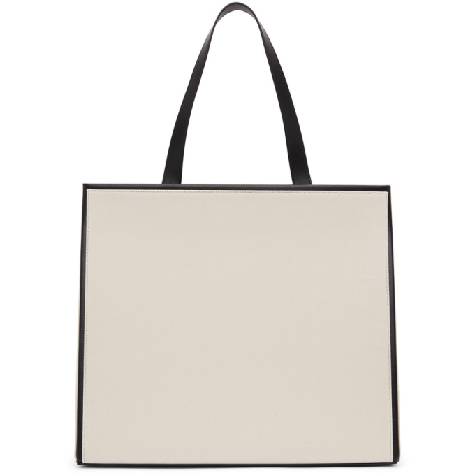 PETER DO PETER DO OFF-WHITE AND BLACK MEDEA EDITION AIRPORT TOTE