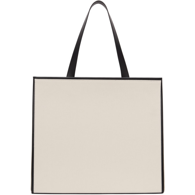 PETER DO PETER DO OFF-WHITE AND BLACK MEDEA EDITION AIRPORT TOTE