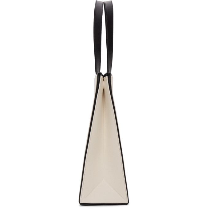 PETER DO PETER DO OFF-WHITE AND BLACK MEDEA EDITION AIRPORT TOTE