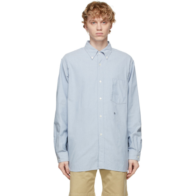 Nanamica Blue Wind Shirt