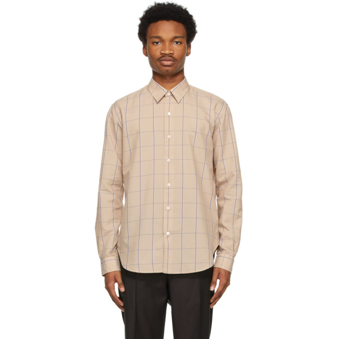 Sunflower Beige Check Dan Shirt