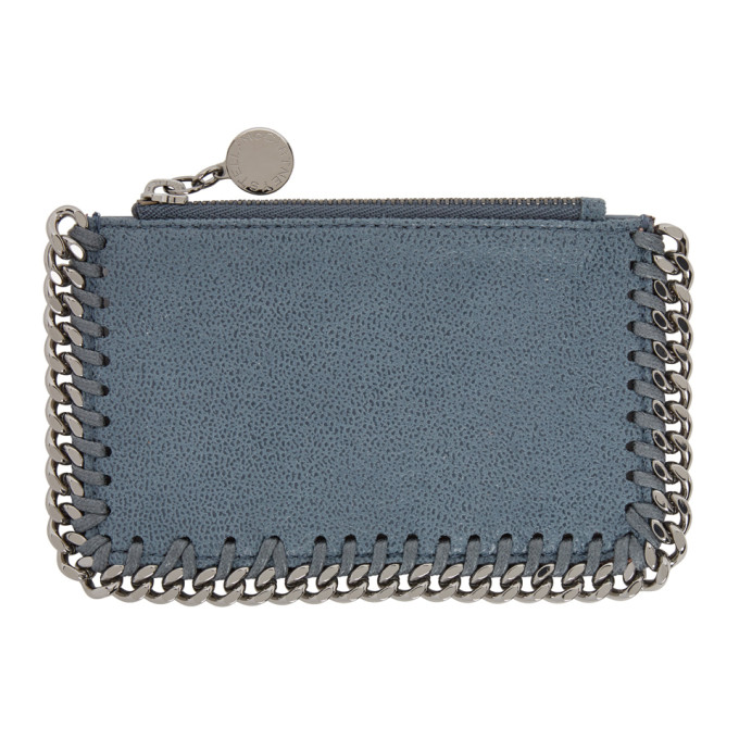 Stella McCartney Blue Falabella Card Holder