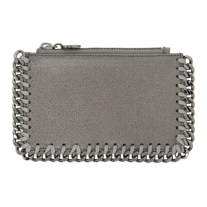 Stella McCartney Grey Falabella Card Holder