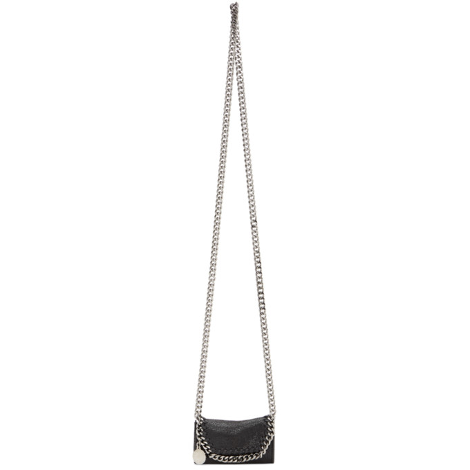 Stella McCartney Black Micro Falabella Shoulder Bag