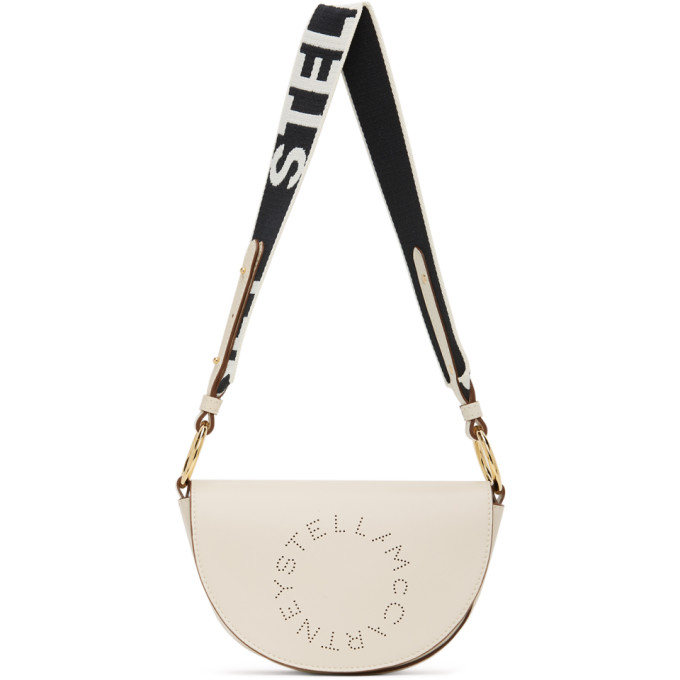 Stella McCartney White Marlee Logo Bag