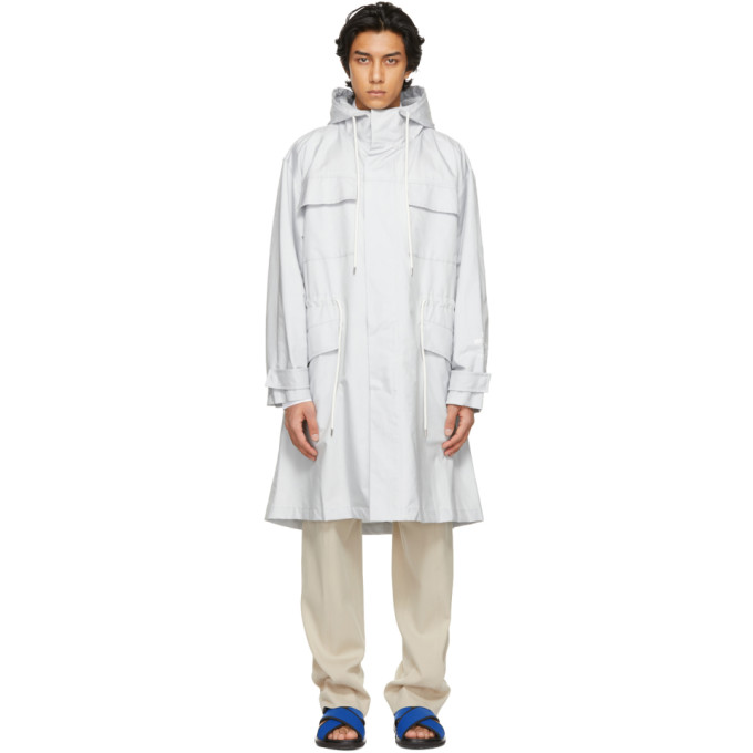 Stella McCartney Blue Shared Robin Trench Coat