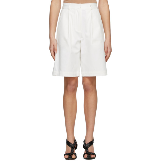 Esse Studios Off-White Tailored Shorts