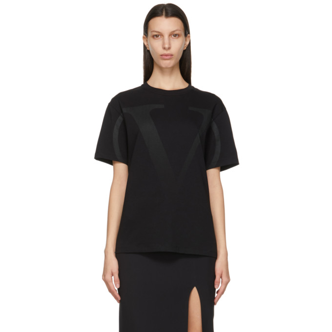 Valentino Black VLogo T-Shirt