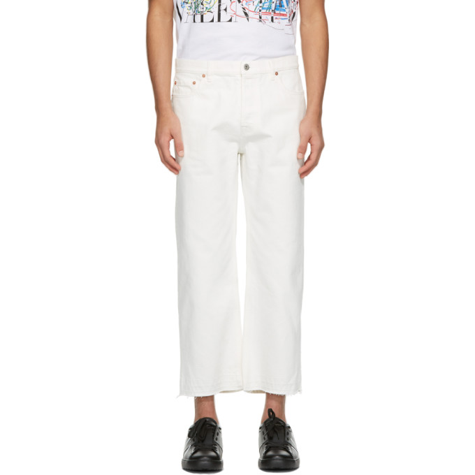 Valentino White Five Pocket Chino Jeans