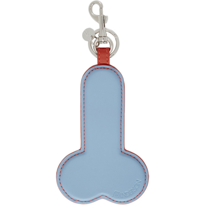 JW Anderson Blue Penis Keychain