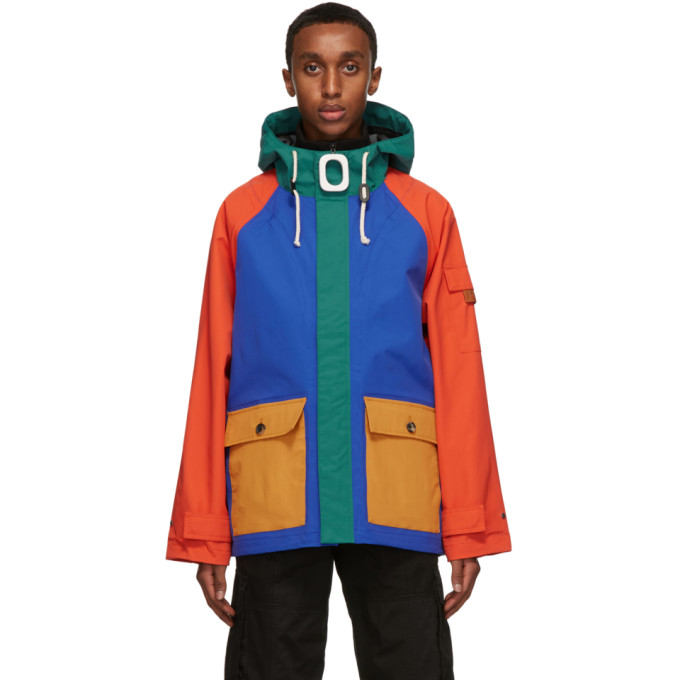 JW Anderson Red and Blue JWA Puller Hooded Jacket