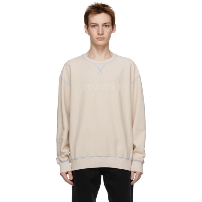 JW Anderson Off-White Inside-Out Contrast Sweatshirt