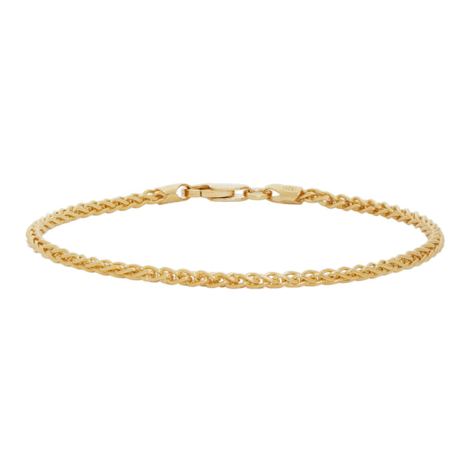 Hatton Labs SSENE Exclusive Gold Rope Bracelet