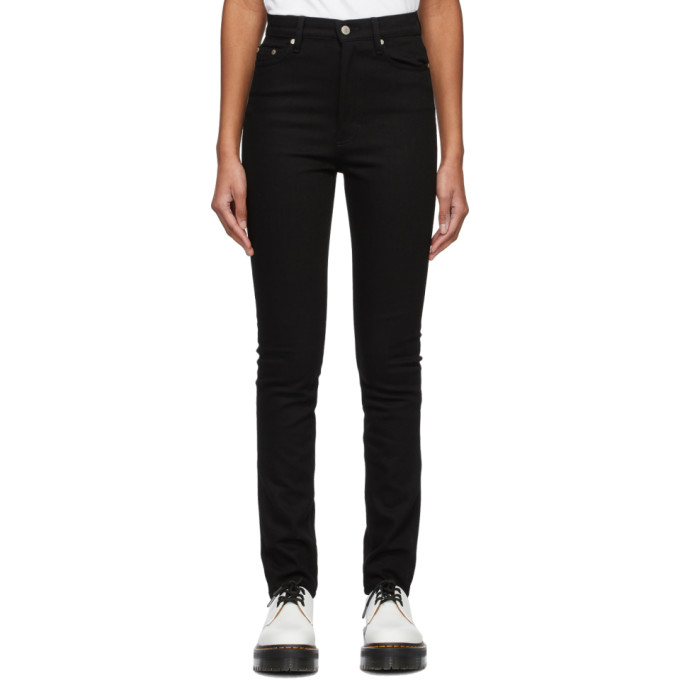 AMI Alexandre Mattiussi Black Skinny Fit Jeans