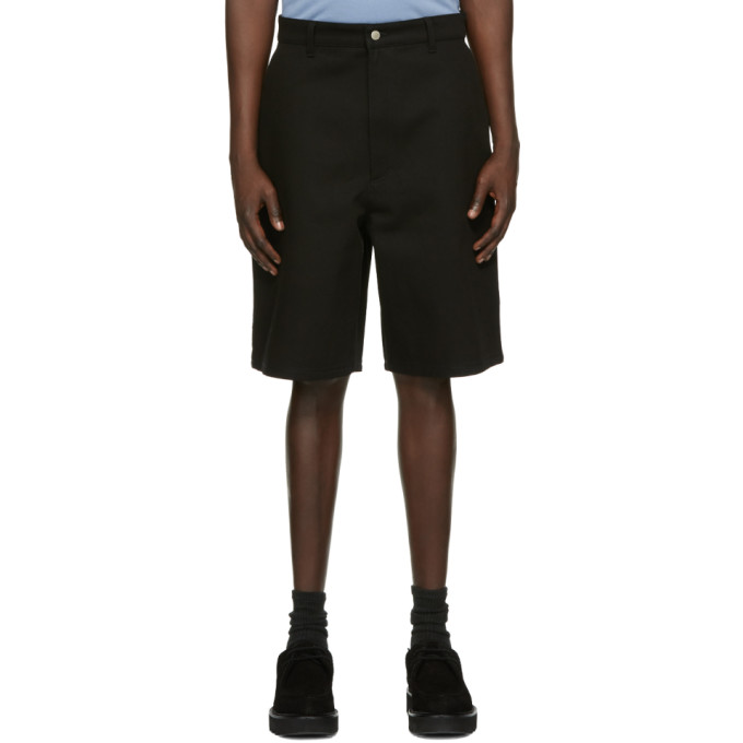 AMI Alexandre Mattiussi Black Worker Shorts