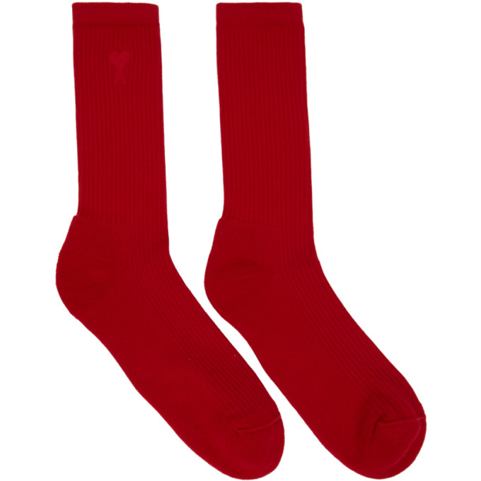 AMI Alexandre Mattiussi Three-Pack Multicolor Ami De Coeur Socks