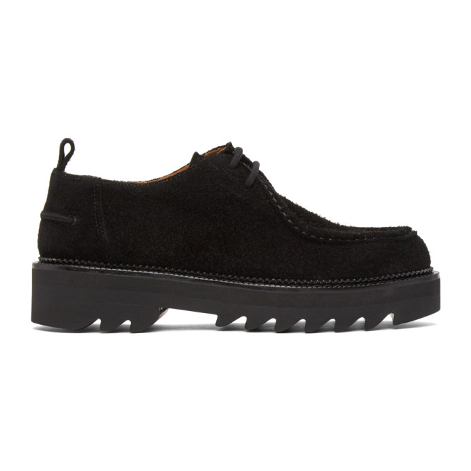 AMI Alexandre Mattiussi Black Suede Derbys