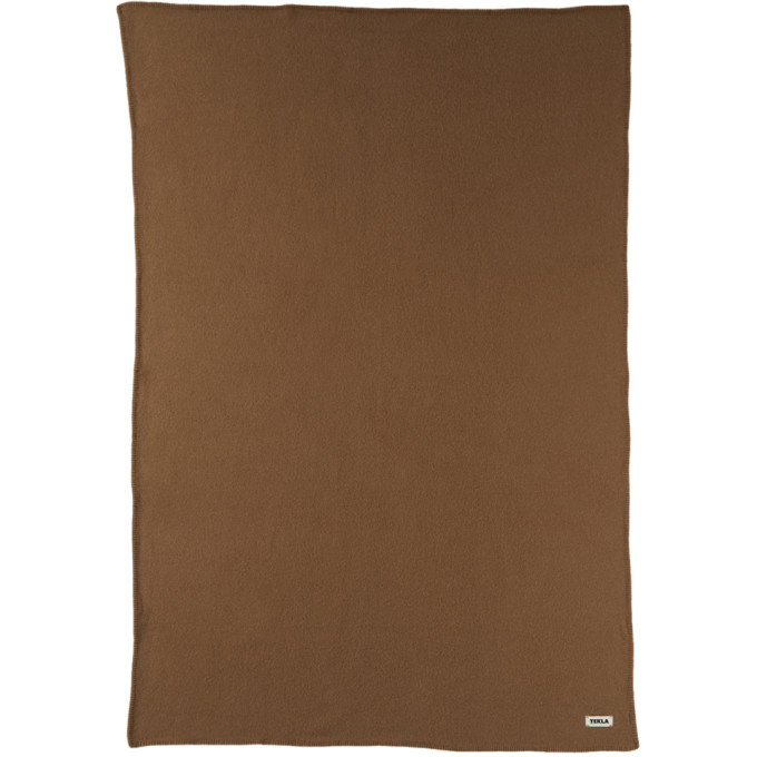 Tekla Brown Wool Pure Blanket