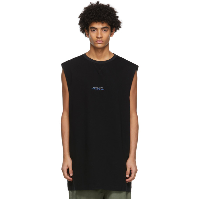 JERIH Black Under The Sea Tank Top