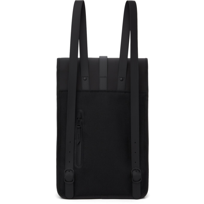 RAINS RAINS BLACK MINI WATERPROOF BACKPACK