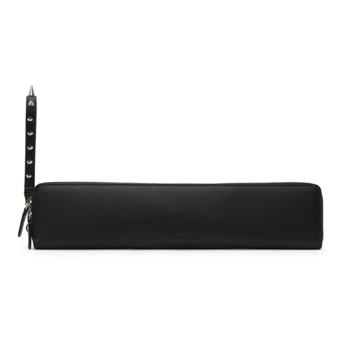 Abra Black Baguette Wallet Clutch