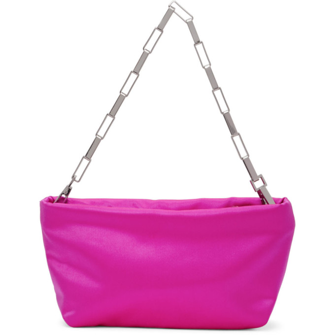 The Attico Pink Mini Wynona Pouch Bag