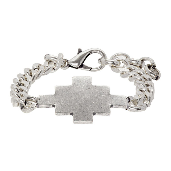 Marcelo Burlon County of Milan Silver Cross Bracelet