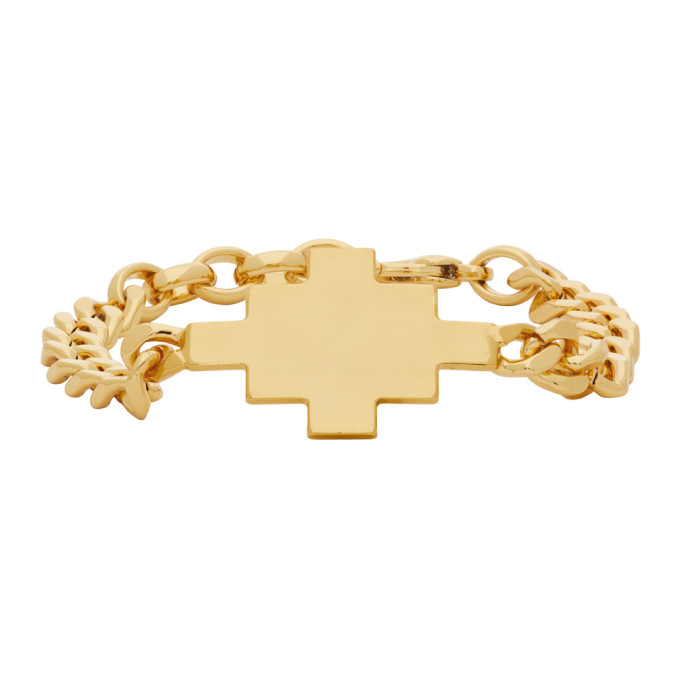 Marcelo Burlon County of Milan Gold Cross Bracelet