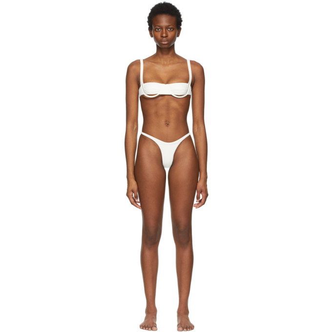 ISA BOULDER White Horizontal and Forward Bikini