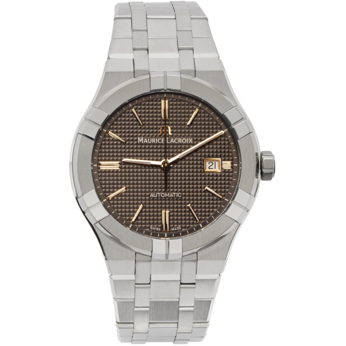 Maurice Lacroix Silver Aikon Automatic Watch