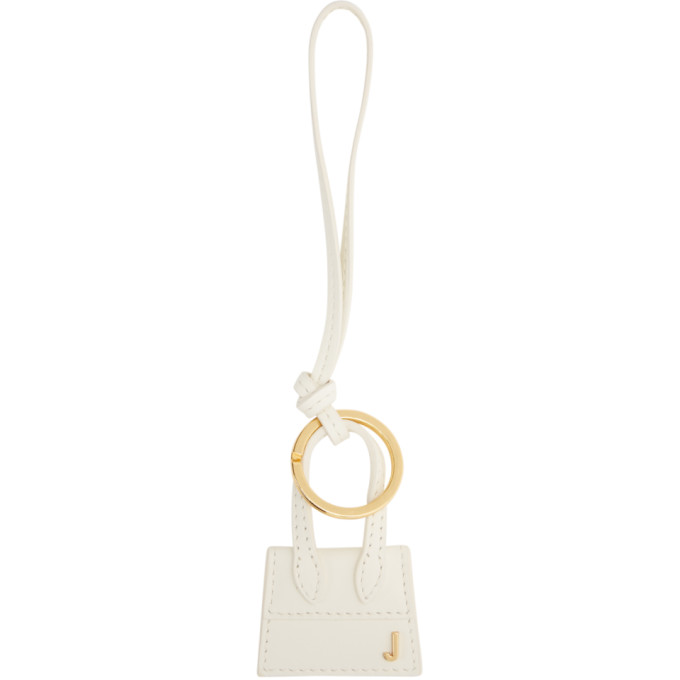 Jacquemus White Le Porte Cles Chiquito Keychain