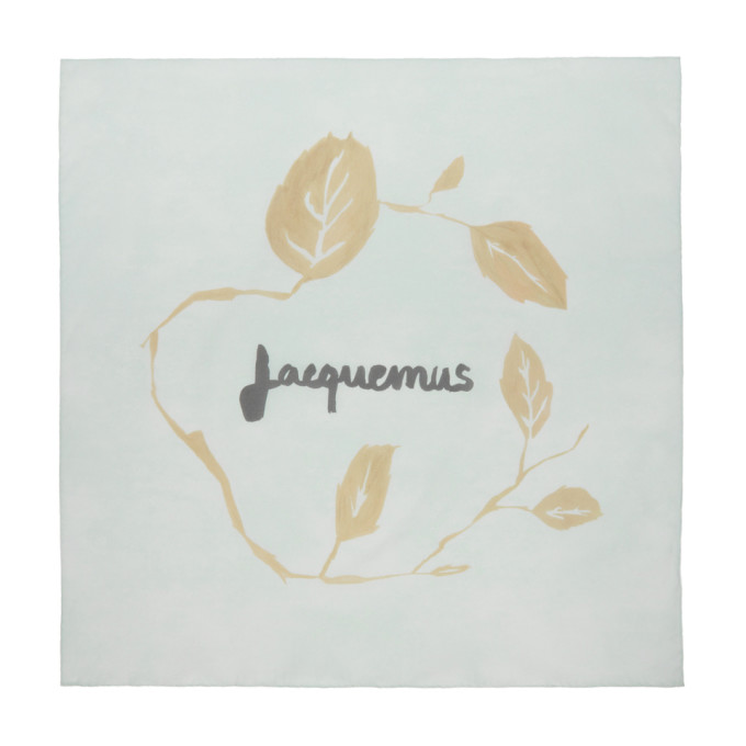 Jacquemus Blue Le Bandeau Scarf