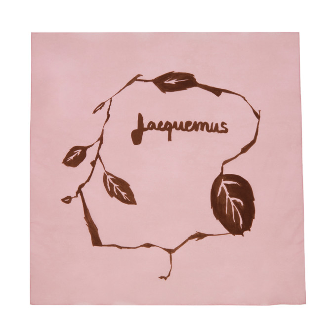 Jacquemus Pink Le Bandeau Scarf