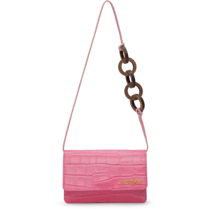 JACQUEMUS PINK 'LE RIVIERA' BAG