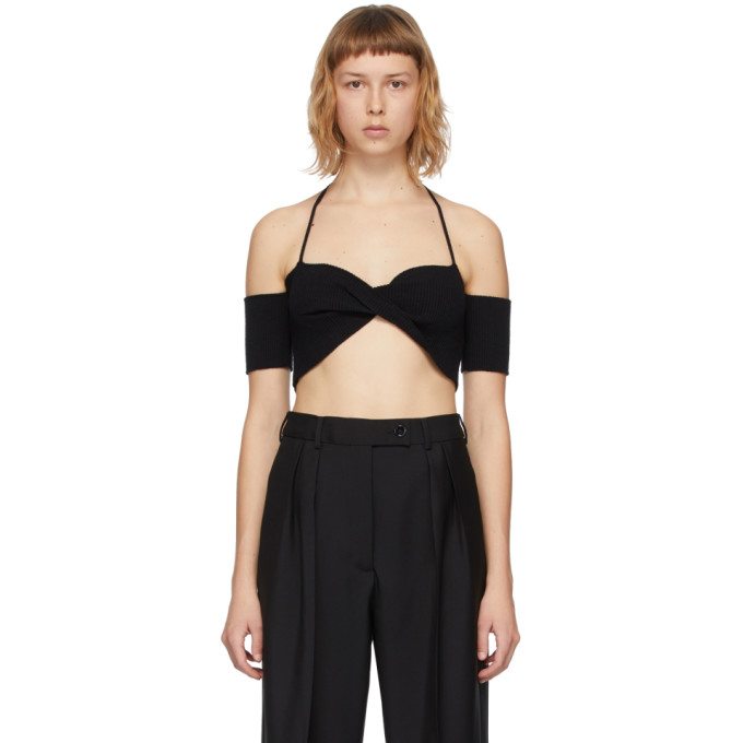 Jacquemus Black Le Haut Soleil Tank Top