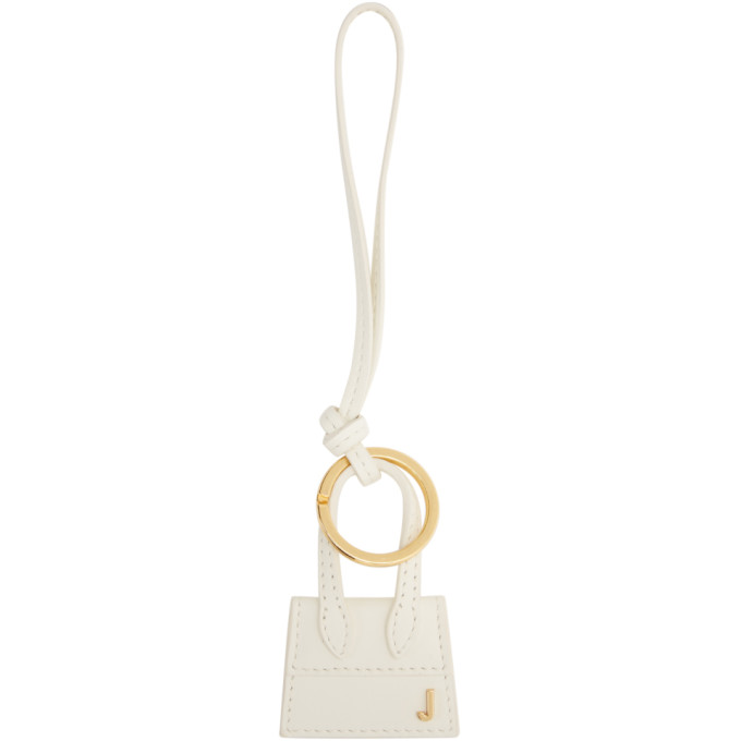 Jacquemus White Le Porte Cles Chiquito Keychain