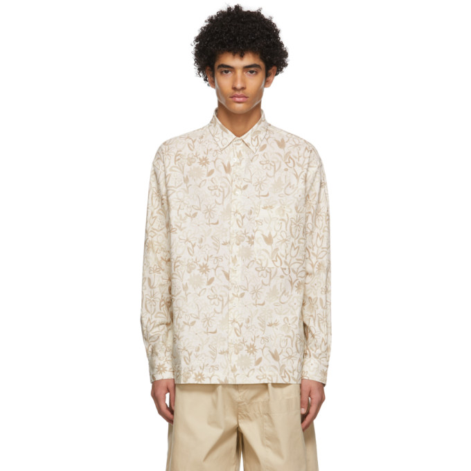 Jacquemus Beige La Chemise Baou Shirt