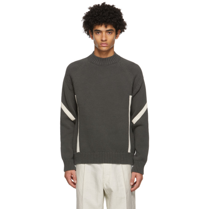 Jacquemus Grey Le Pull Grain Sweater