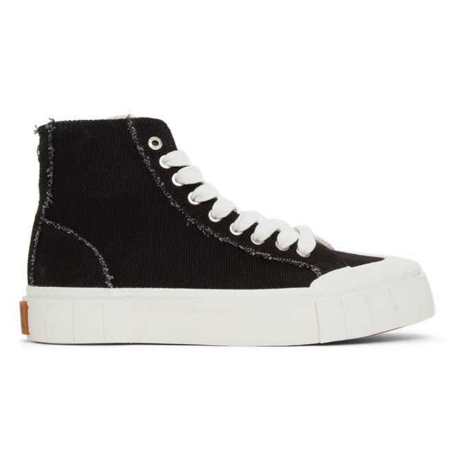 Good News Black and Off-White Seasonal Palm High Sneakers