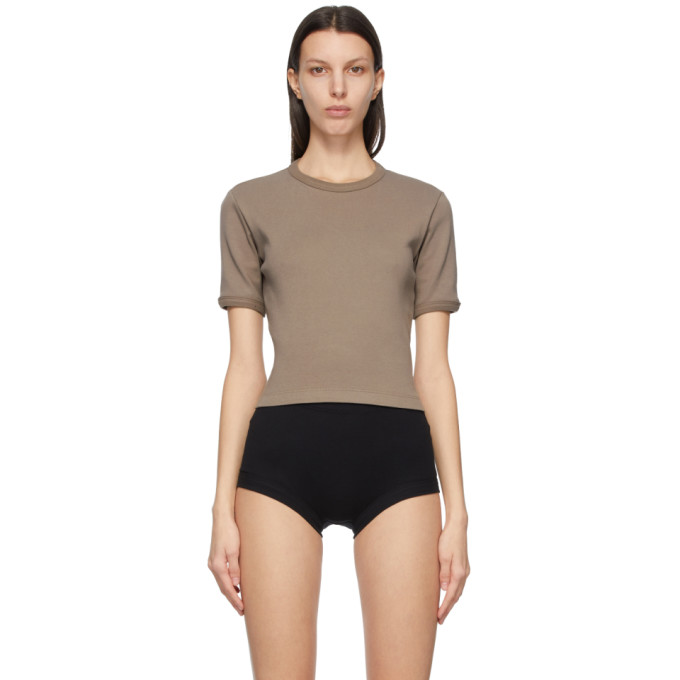 Nu Swim Taupe Organic Cotton Daily T-Shirt