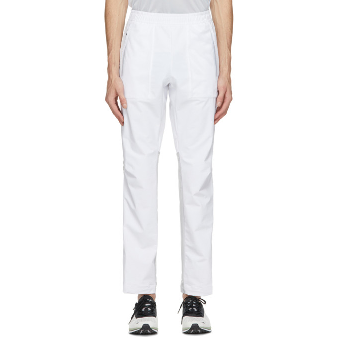 On White Clubhouse Ripstop Track Pants