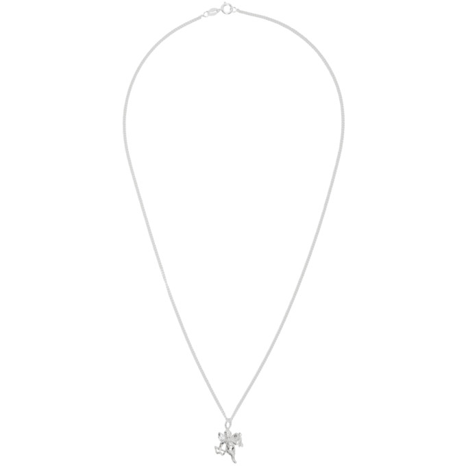 Georgia Kemball Silver Cupid Pendant Necklace