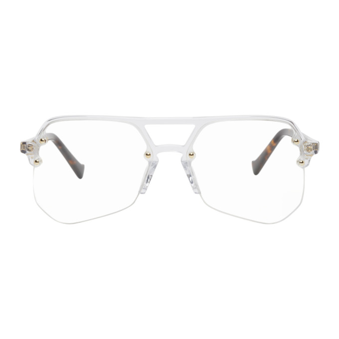 Grey Ant Transparent and Gold Yesway Aviator Glasses