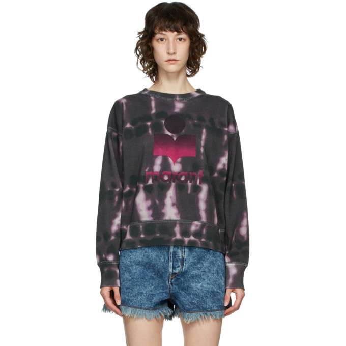 Isabel Marant Etoile Purple Tie-Dye Mobyli Sweatshirt